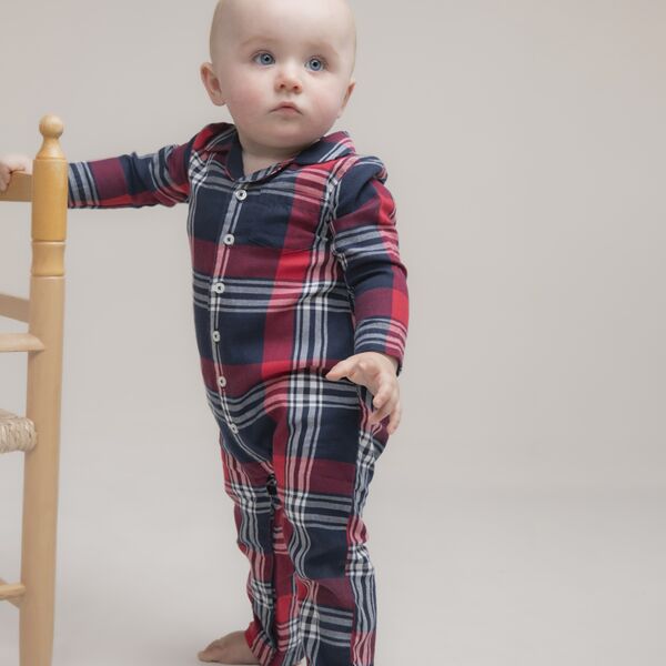 Larkwood Baby/Toddler Tartan All In One Thumbnail