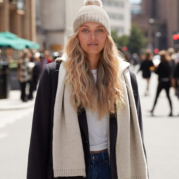 Beechfield Knitted Scarf and Beanie Gift Set Thumbnail