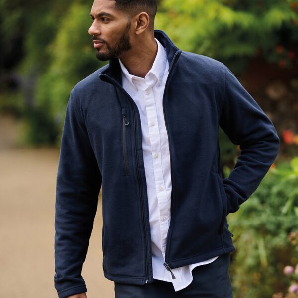 Honestly Made recycled full-zip fleece Thumbnail